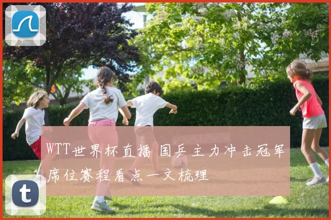 WTT世界杯直播 国乒主力冲击冠军席位赛程看点一文梳理