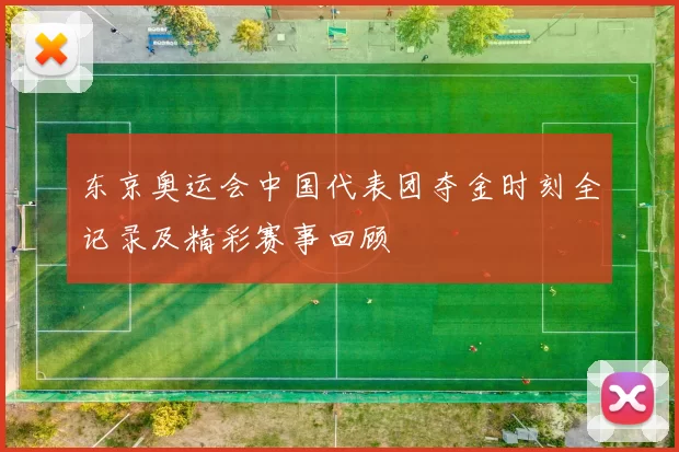 东京奥运会中国代表团夺金时刻全记录及精彩赛事回顾